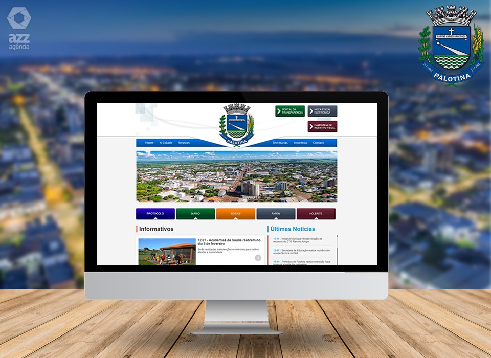Criação de site para Prefeitura de Palotina