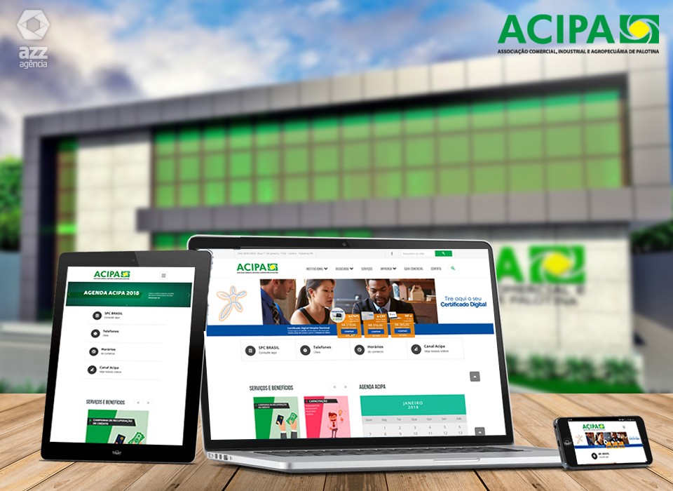 Criação de site para Associação ACIPA
