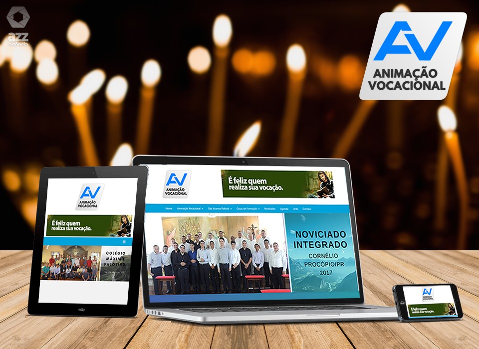 Criação de Site para Seminários Animação Vocacional Palotina