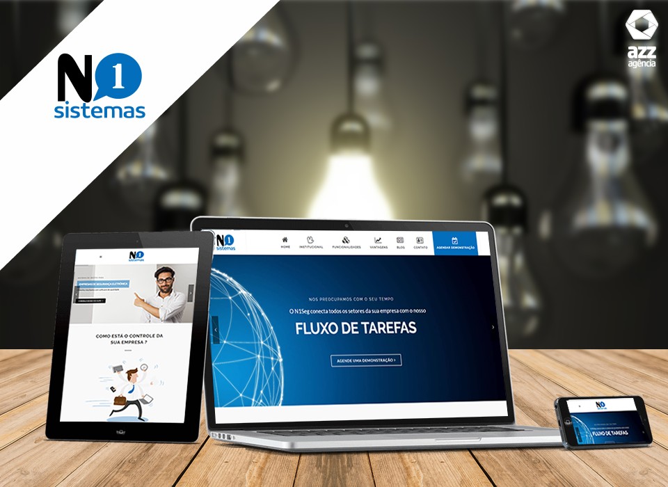 Criação de Site para empresa de desenvolvimento de software N1 Sistemas