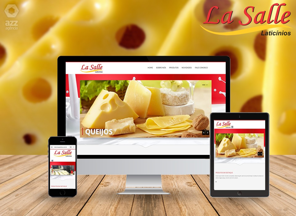 Criação de Site para Laticínio La Salle 
