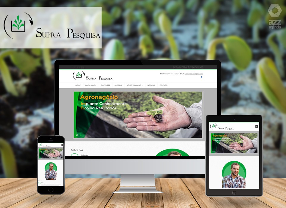 Criação de site acadêmico   Supra pesquisas 