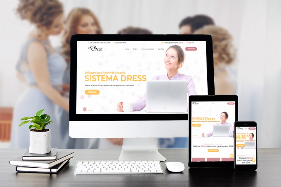 Criação de site para empresa de Software 