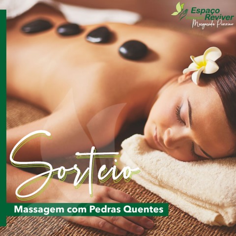 SORTEIO - massagem pedra quente
