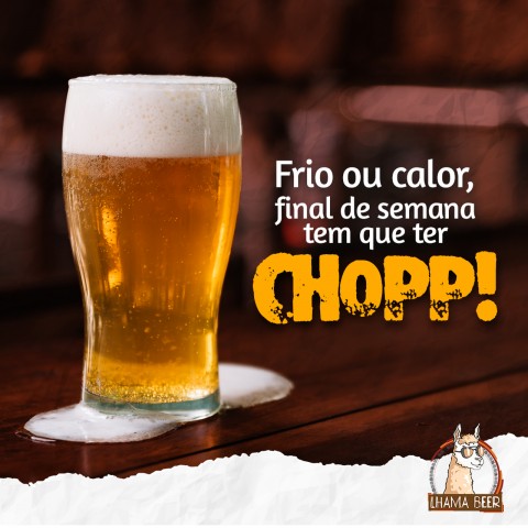 Gestão de mídias sociais para franquia de chopp