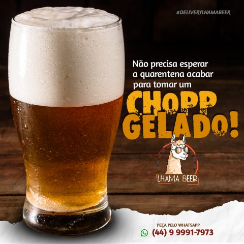 Gerenciamento de redes sociais para franquia de chopp