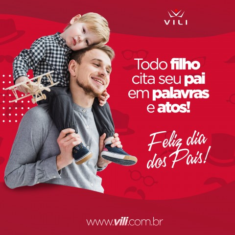 Feliz dia dos pais loja de calçados