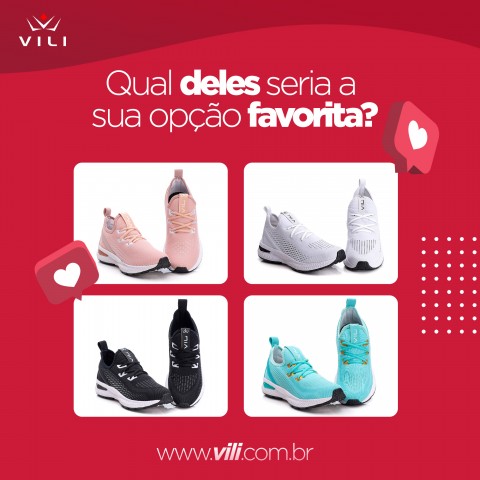 Gestão de redes sociais para loja de calçados