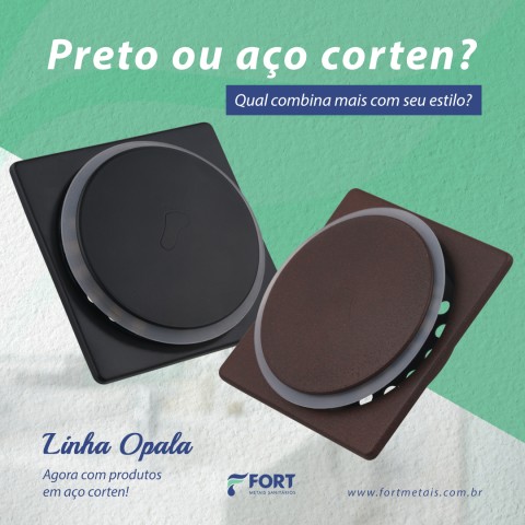 Preto ou aço corten