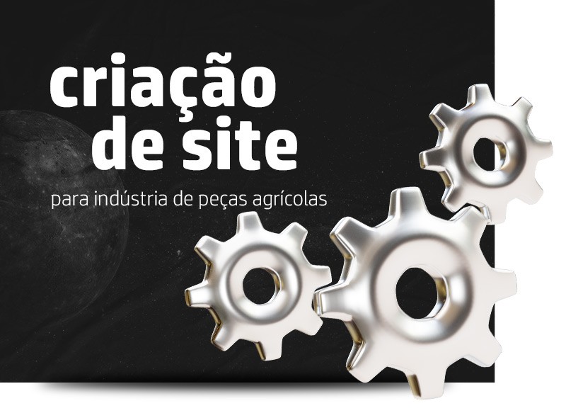 Criação de site para indústria de peças agrícolas